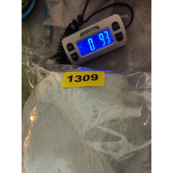 Burton and Burton 13 Inch Sitting Light Blue Soft Bear - Picture 9 of 9